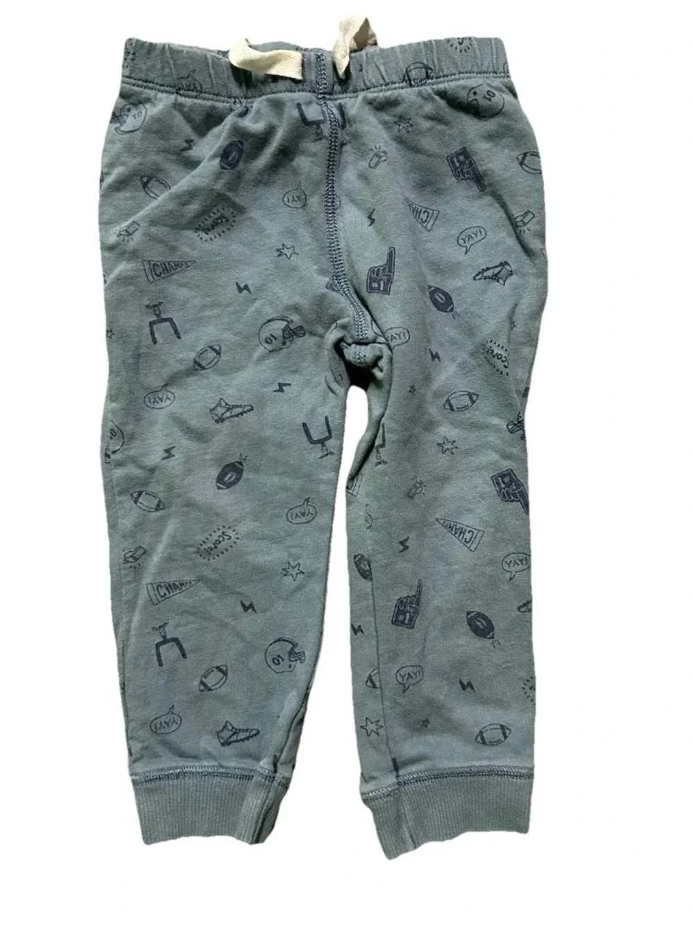 Toddler Boy Pants Jeans Joggers Sweatpants Sports Football Size 18-24 Months